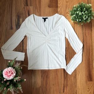 Basic V-Neck Long sleeve Knit
